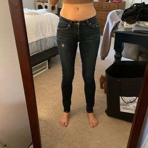 Paige, low-rose, skinny, stretch jeans